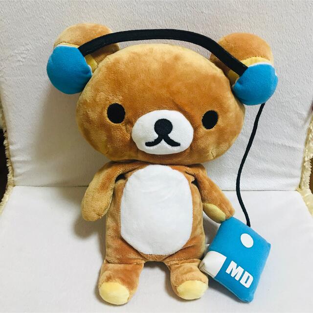 サンエックス(サンエックス)のリラックマ ヘッドホン ぬいぐるみ エンタメ/ホビーのおもちゃ/ぬいぐるみ(ぬいぐるみ)の商品写真