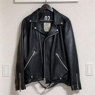 ビームス(BEAMS)のVallet 02 ライダース カウレザー 美品 LLサイズ vibeca　牛革(ライダースジャケット)