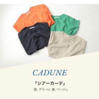 マイストラーダ(Mystrada)の新品☆CADUNEノベルティ☆シアーカーディガン(カーディガン)