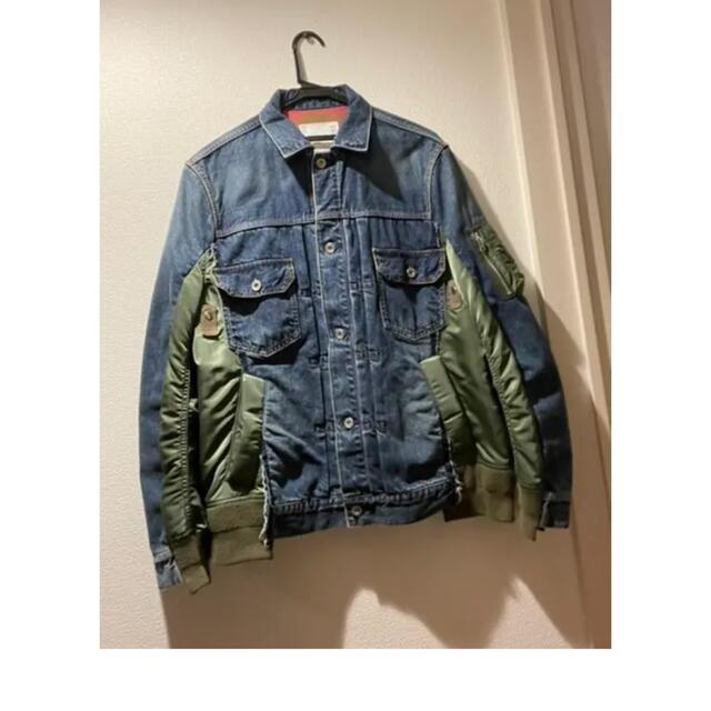 sacai サカイ  ドッキングジャケット  デニム  ma-1 ボア 1