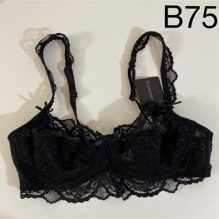 新品　ブラック　レースブラ　34B(ブラ)