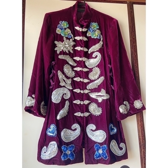【レア・美品】X JAPAN HIDE コス JOKER 紫ベロア コスプレ衣装