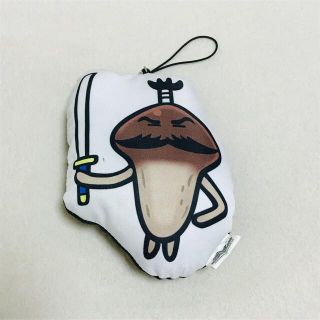 新品　なめこ　クリーナー　ストラップ(キャラクターグッズ)