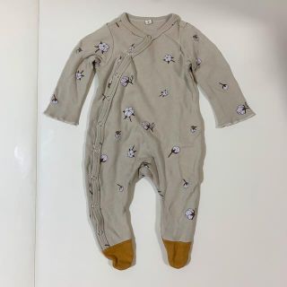 キャラメルベビー&チャイルド(Caramel baby&child )のオーガニックズー　organic zoo コットン柄　ロンパース(ロンパース)