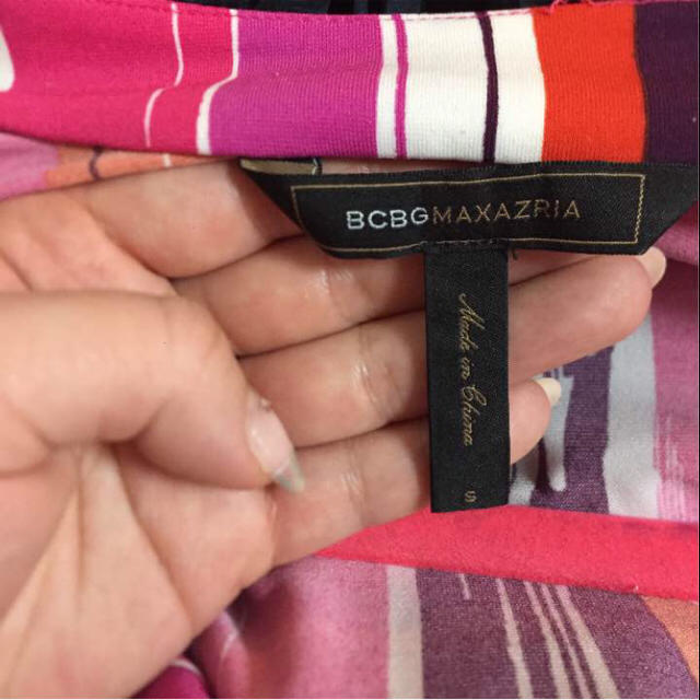 BCBGMAXAZRIA(ビーシービージーマックスアズリア)のBCBG MAXAZRIA ジャージーワンピース レディースのワンピース(ひざ丈ワンピース)の商品写真