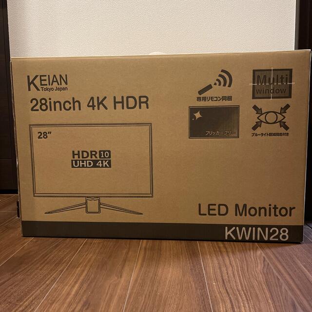 即発送】KEIAN 28inch 4k HDR ディスプレイ KWIN28 即発送】KEIAN 28inch 4k HDR ディスプレイ KWIN28