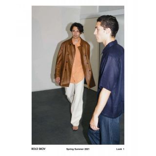 rold skov フェイクレザーコート-