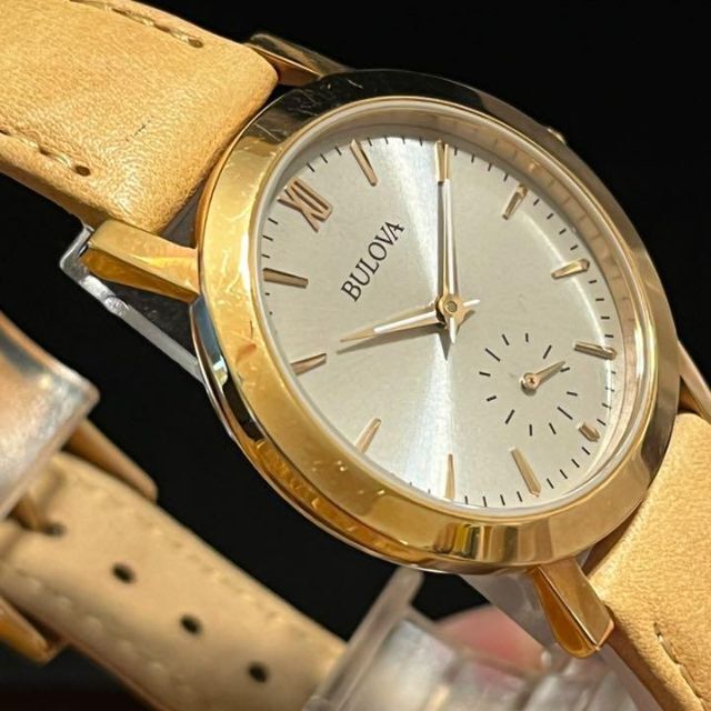 【展示品特価】BULOVA/ブローバ/レディース腕時計/お洒落/ゴールド色/高級