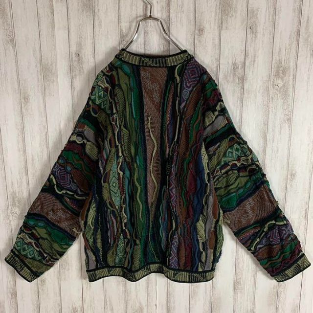 幻の1点モノ】coogi クージー 立体 編込み 3Dニット 即完売モデル