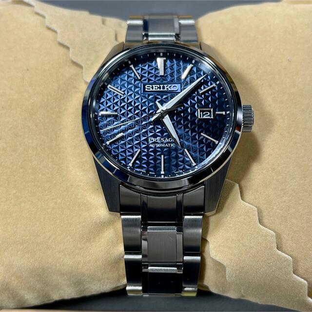 SEIKO(セイコー)の✅9/3まで価格‼️SEIKOプレザージュ.SARX077麻の葉文様.ブルー藍鉄 メンズの時計(腕時計(アナログ))の商品写真