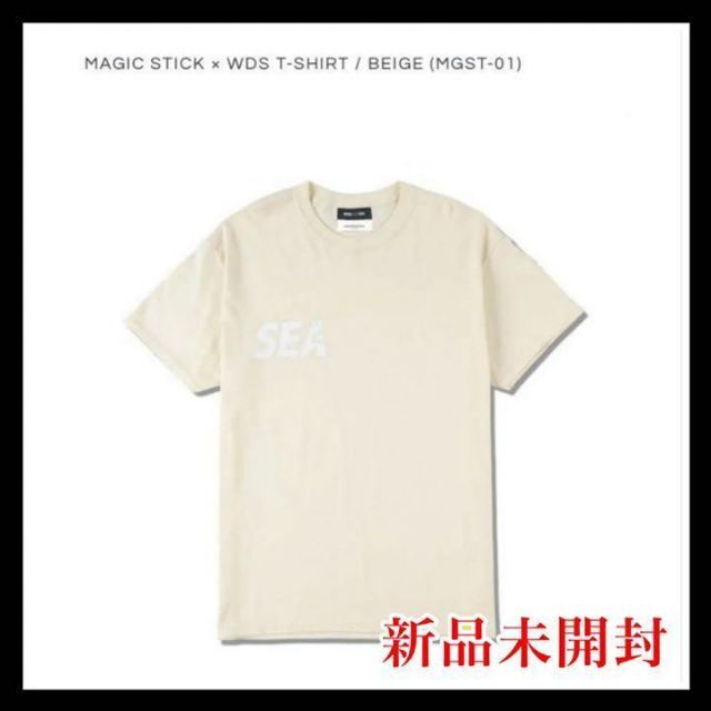 未使用ウィンダンシー マジックスティック Tシャツ ベージュ L 新品 未開封 WDS