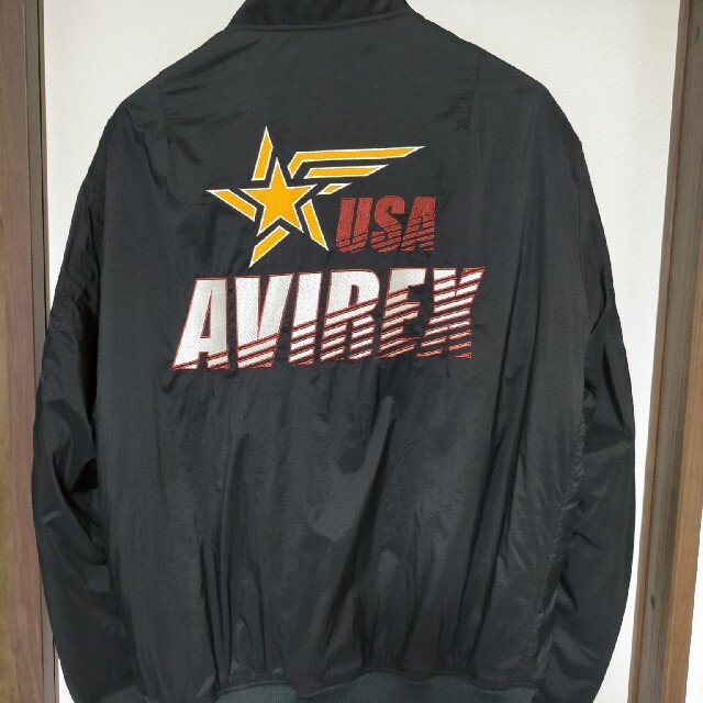 AVIREX ナイロンジャケット 2XL 美品 MA-1 フライトジャケット メンズのジャケット/アウター(フライトジャケット)の商品写真