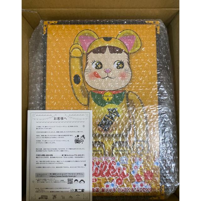 BE＠RBRICK 招き猫 ペコちゃん 金運 金メッキ 100% & 400% | www