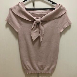 新品タグ付　Apuweiser-riche オフショルきらふわニット '23AW