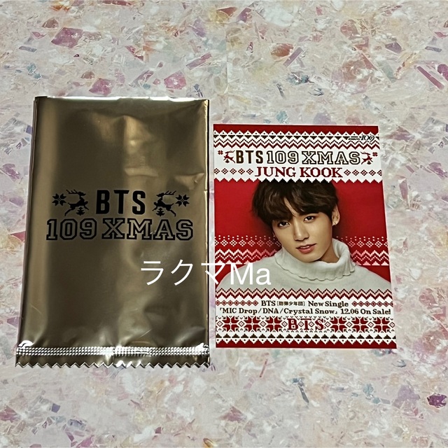 BTS ジョングク 109 XMAS トレカ マルキュー コラボ フォトカードMa_goods_shop