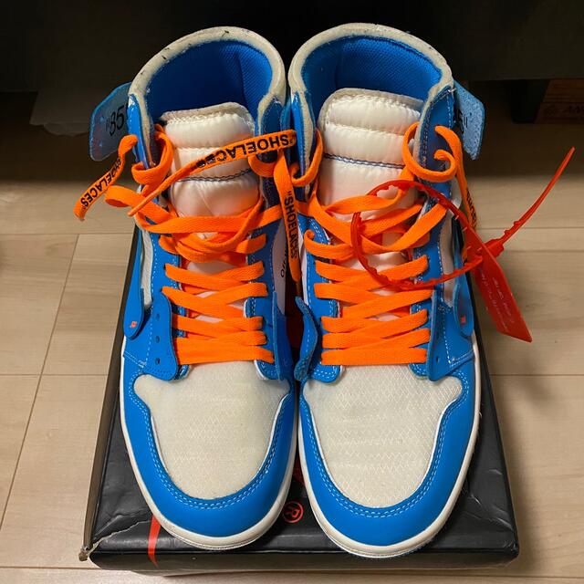 NIKE off white air jordan 1 UNC ナイキ