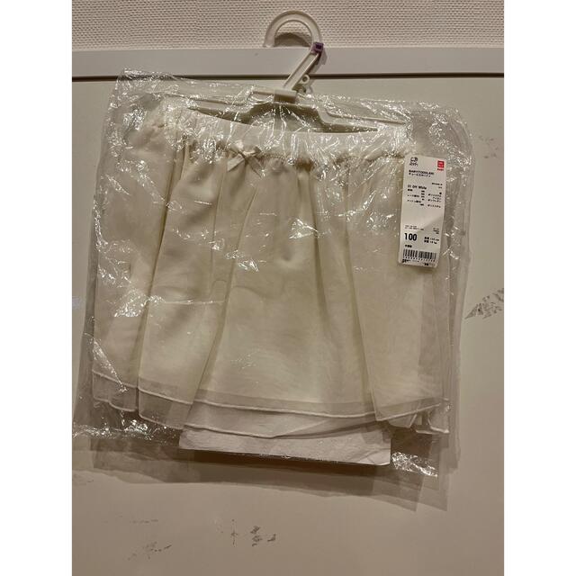 UNIQLO(ユニクロ)の★新品★9801 ユニクロ　UNIQLO チュールスカート  キッズ/ベビー/マタニティのキッズ服女の子用(90cm~)(スカート)の商品写真