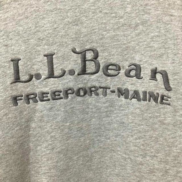 希少　100周年限定　L.L.Bean　デカロゴ刺繍　V字ガゼット　スウェット
