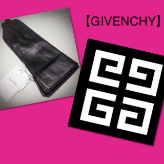 ジバンシィ(GIVENCHY)の【新品】ジバンシー高級レザーグローブ01(手袋)