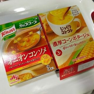 アジノモト(味の素)のクノール、ポッカサッポロ　スープ(インスタント食品)