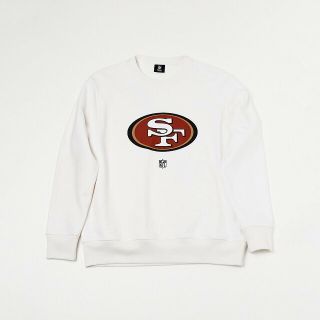 ゴーサンゴーイチプールオム(5351 POUR LES HOMMES)の【ホワイト】【5/】NFL 49ers スウェットシャツ(その他)