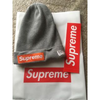 シュプリーム(Supreme)のシュプリーム ニューエラ ボックス ロゴ ビニー supreme beanie(ニット帽/ビーニー)