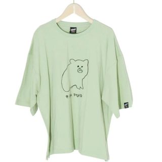 スカラー(ScoLar)の【タグ付き新品】ScoLarParity PONPOKO刺繍Tシャツ　グリーン(Tシャツ(半袖/袖なし))