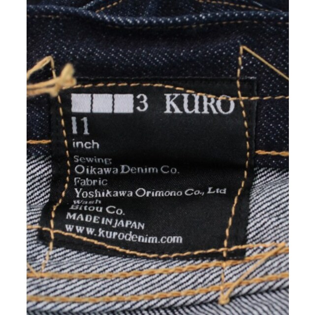 KURO(クロ)のKURO クロ デニムパンツ 31(M位) インディゴ(デニム) 【古着】【中古】 メンズのパンツ(デニム/ジーンズ)の商品写真