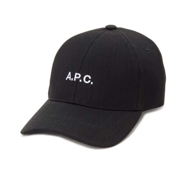 A.P.C(アーペーセー)のA.P.C  アーペーセー　キャップ　ブラック　直営店限定？　未使用に近　超美品 レディースの帽子(キャップ)の商品写真