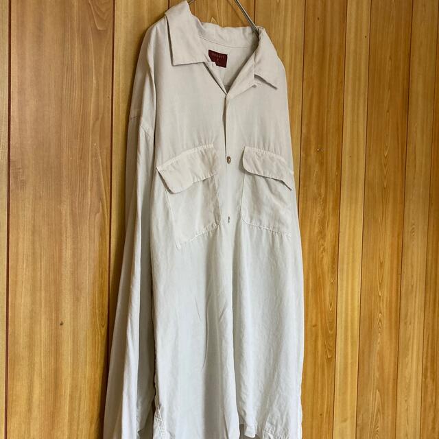 COMME des GARCONS(コムデギャルソン)の希少80s  dezert/デザート 長袖シャツ　無地　アイボリー メンズのトップス(シャツ)の商品写真