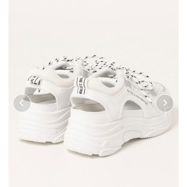 【新品、未使用】スニーカーサンダル　22.5cm ホワイト レディースの靴/シューズ(サンダル)の商品写真