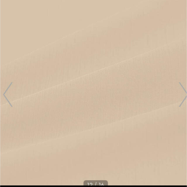 GU(ジーユー)のシアー シャツ GU ベージュ レディースのトップス(シャツ/ブラウス(長袖/七分))の商品写真