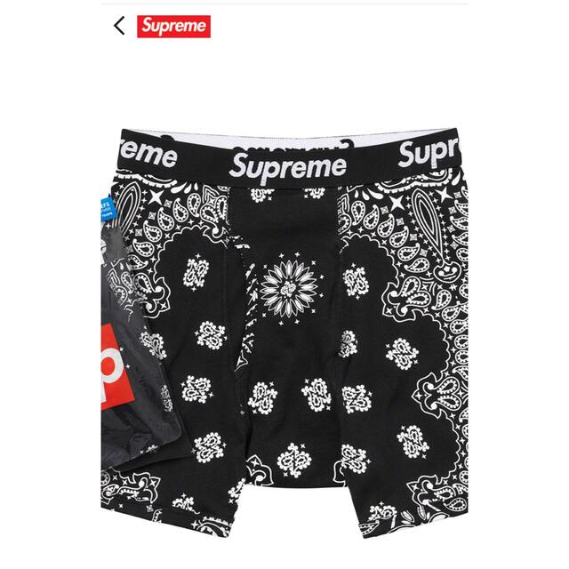 Supreme / Hanes Bandana ボクサーパンツ　2枚セット