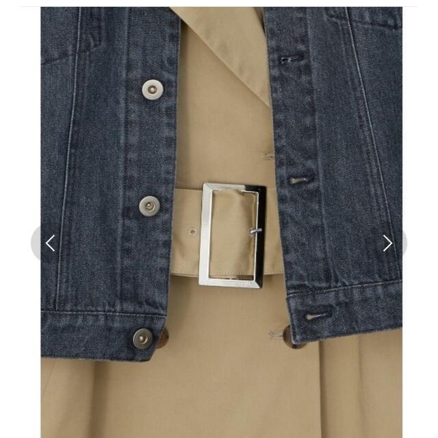 Ameri VINTAGE(アメリヴィンテージ)の3WAY DENIM LAYERED TRENCH レディースのジャケット/アウター(トレンチコート)の商品写真