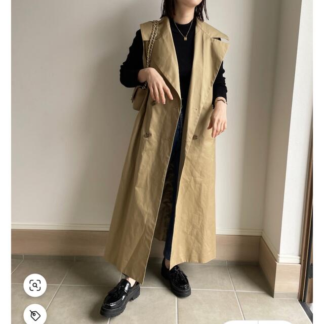 Ameri VINTAGE(アメリヴィンテージ)の3WAY DENIM LAYERED TRENCH レディースのジャケット/アウター(トレンチコート)の商品写真