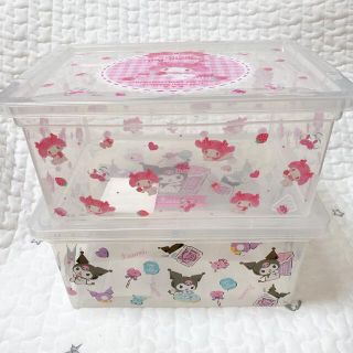 マイメロディ - マイメロディ ピピちゃん クロミ バク 収納ボックス 2