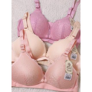 再入荷⭐️授乳ブラ マタニティ ブラジャー ノンワイヤー 三枚　 X L(マタニティ下着)