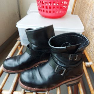 ★アヴィレックス ブーツ エンジニアブーツ ブラック size23cm