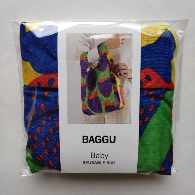 BAGGU(バグゥ)のBAGGU　新作　エコバッグ　ベビー　Baby　ミックスストロベリー　いちご レディースのバッグ(エコバッグ)の商品写真