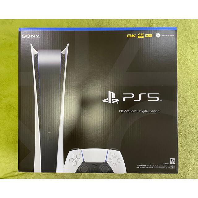 PlayStation(プレイステーション)の新品未使用 PS5 デジタルエディション CFI-1100B 01 エンタメ/ホビーのゲームソフト/ゲーム機本体(家庭用ゲーム機本体)の商品写真