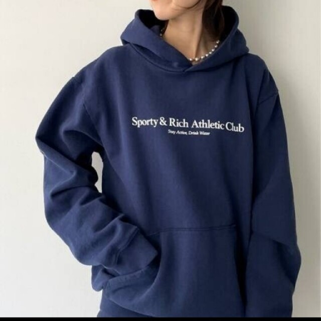 【SPORTY&RICH】ATHLETIC CLUB HOODIE