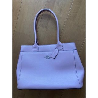 コーチ(COACH)のコーチ　バッグ　ベージュピンク(ハンドバッグ)