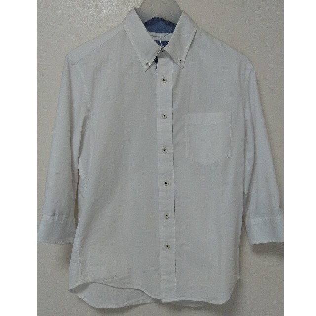 ikka(イッカ)のｉｋｋａ 7分 オックスシャツ COOLMAX Mサイズ メンズのトップス(Tシャツ/カットソー(七分/長袖))の商品写真