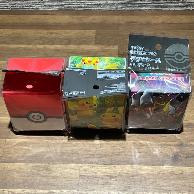 ポケモンカード デッキケース 3個 モンスターボール ピカチュウの森 ギラティナ