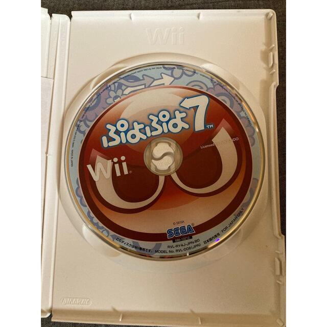 SEGA(セガ)のぷよぷよ7 スペシャルプライス Wii エンタメ/ホビーのゲームソフト/ゲーム機本体(家庭用ゲームソフト)の商品写真