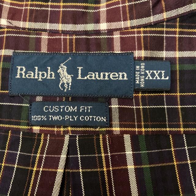 Ralph Lauren(ラルフローレン)のラルフローレン　チェックシャツ　2XL メンズのトップス(シャツ)の商品写真