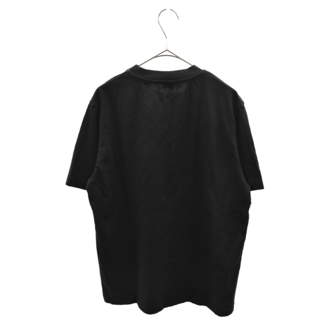 Balenciaga(バレンシアガ)のBALENCIAGA バレンシアガ 17AW CHEST LOGO PRINT TEE ミニロゴプリントショートスリーブカットソー 半袖カットソー ブラック 485978 メンズのトップス(Tシャツ/カットソー(半袖/袖なし))の商品写真