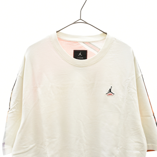 UNION ユニオン ×NIKE JORDAN BRAND AUTOGRAPH S／S T-SHIRT バックプリントTシャツ ホワイト CV1346-100 メンズのトップス(Tシャツ/カットソー(半袖/袖なし))の商品写真