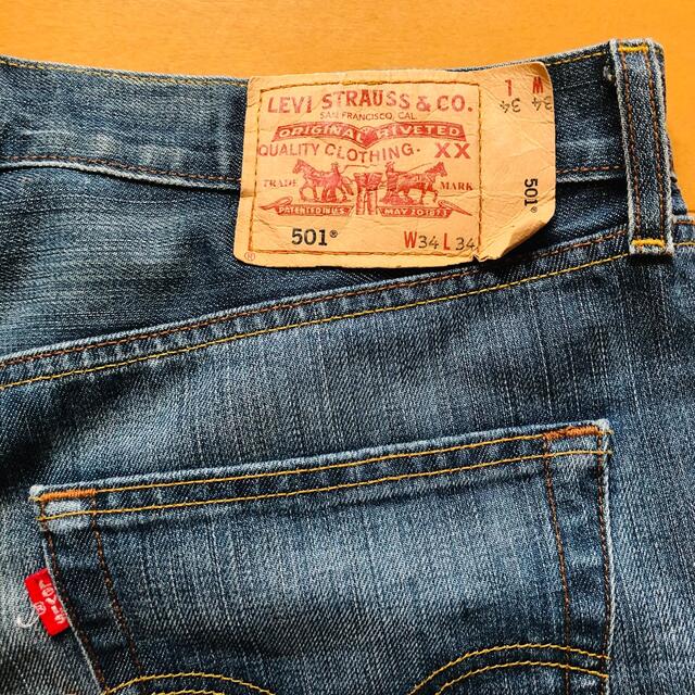 00's Levi's 501xx リーバイス 復刻 ビンテージデニム W34Levi