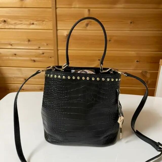 ジョージア　ミラーニ　バッグ　　黒 レディースのバッグ(ショルダーバッグ)の商品写真